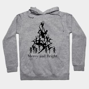 Merry and Bright christmas tree dancers Hoodie